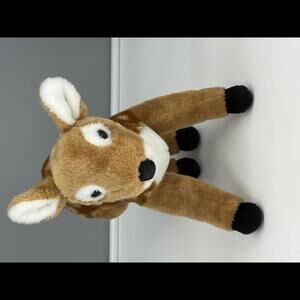 Animal Adventure 9” Fawn Plush Standing Baby Deer EUC*